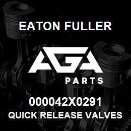 000042X0291 Eaton Fuller Quick Release Valves | AGA Parts