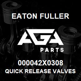 000042X0308 Eaton Fuller Quick Release Valves | AGA Parts