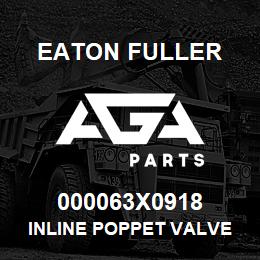 000063X0918 Eaton Fuller INLINE POPPET VALVE W/EPOXY EXTERIOR | AGA Parts