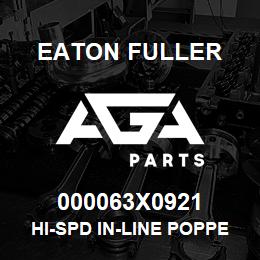 000063X0921 Eaton Fuller HI-SPD IN-LINE POPPET VALVE #385-92-048-53 | AGA Parts