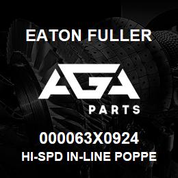 000063X0924 Eaton Fuller HI-SPD IN-LINE POPPET BELLOWS #N365-93-548-53 | AGA Parts