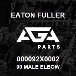 000092X0002 Eaton Fuller 90 MALE ELBOW | AGA Parts