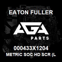 000433X1204 Eaton Fuller METRIC SOC HD SCR (LOW H M12X1.75 X30MM, GRADE 8. | AGA Parts