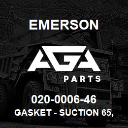 020-0006-46 Emerson Gasket - Suction 65,5MM/56,8MM | AGA Parts