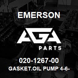 020-1267-00 Emerson Gasket.Oil Pump 4-6-8 Wolverine.3/3 | AGA Parts