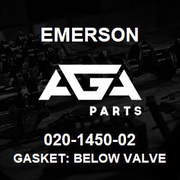 020-1450-02 Emerson Gasket: below valve plate .035 OF -1450-02 | AGA Parts