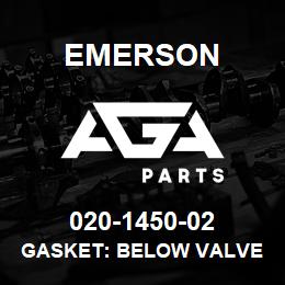 020-1450-02 Emerson Gasket: below valve plate .035 OF -1450-02 | AGA Parts