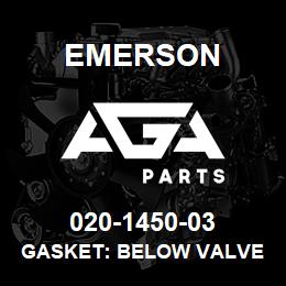 020-1450-03 Emerson Gasket: below valve plate .035 OF -1450-03 | AGA Parts
