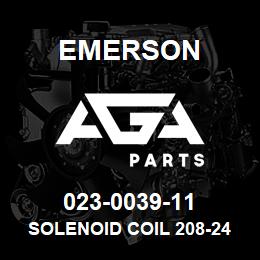 023-0039-11 Emerson Solenoid Coil 208-240V-50/60Hz 12W | AGA Parts