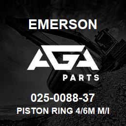 025-0088-37 Emerson Piston Ring 4/6M M/I | AGA Parts