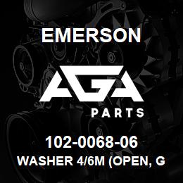 102-0068-06 Emerson Washer 4/6M (open, gear side) | AGA Parts