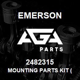 2482315 Emerson Mounting parts kit (rubber) for Parallel Application | AGA Parts