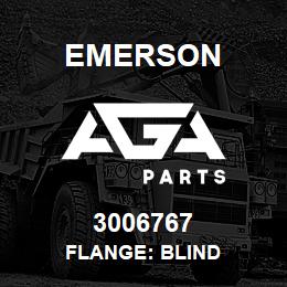 3006767 Emerson Flange: Blind | AGA Parts