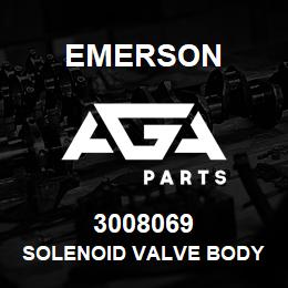 3008069 Emerson Solenoid Valve Body Assembly | AGA Parts