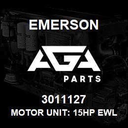 3011127 Emerson Motor unit: 15HP EWL | AGA Parts