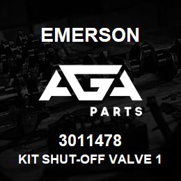 3011478 Emerson Kit Shut-off Valve 1 1/8" with Gasket and Bolts | AGA Parts
