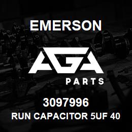 3097996 Emerson Run Capacitor 5uF 400V, 50Hz 'EBM' | AGA Parts