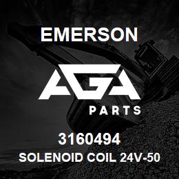 3160494 Emerson Solenoid Coil 24V-50/60Hz 12W | AGA Parts