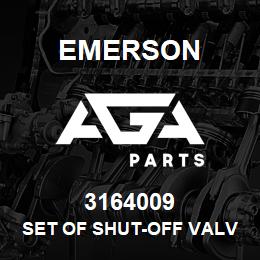 3164009 Emerson Set of Shut-Off Valve and Gasket 1 5/8" | AGA Parts