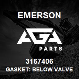 3167406 Emerson Gasket: below valve plate .030 OF -1450-02 | AGA Parts