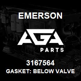 3167564 Emerson Gasket: below valve plate .035 OF -1450-03 | AGA Parts