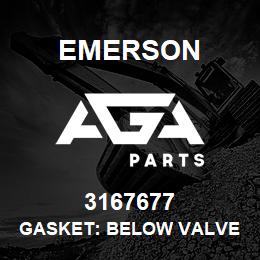 3167677 Emerson Gasket: below valve plate .038 OF -1450-04 | AGA Parts
