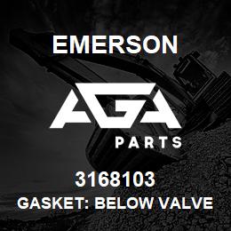 3168103 Emerson Gasket: below valve plate .035 OF -1450-00 | AGA Parts