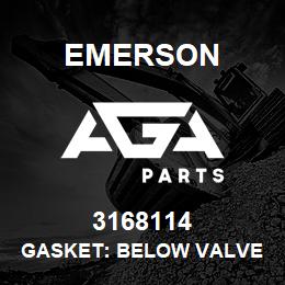 3168114 Emerson Gasket: below valve plate .025 OF -1450-02 | AGA Parts