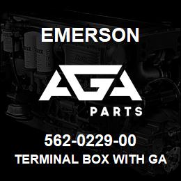 562-0229-00 Emerson Terminal box with Gasket Assembly | AGA Parts