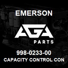 998-0233-00 Emerson Capacity Control Conversion Kit | AGA Parts