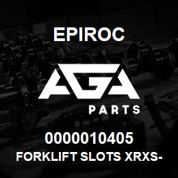0000010405 Epiroc FORKLIFT SLOTS XRXS-XRVS | AGA Parts