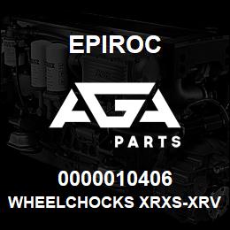 0000010406 Epiroc WHEELCHOCKS XRXS-XRVS | AGA Parts