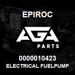0000010423 Epiroc ELECTRICAL FUELPUMP XRXS-XRVS | AGA Parts