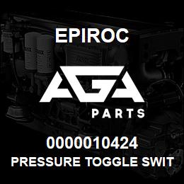 0000010424 Epiroc PRESSURE TOGGLE SWITCH XRXS-XR | AGA Parts