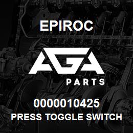 0000010425 Epiroc PRESS TOGGLE SWITCH FX XRXS-XR | AGA Parts
