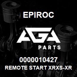 0000010427 Epiroc REMOTE START XRXS-XRVS | AGA Parts