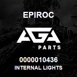 0000010436 Epiroc INTERNAL LIGHTS | AGA Parts