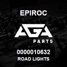 0000010632 Epiroc ROAD LIGHTS | AGA Parts