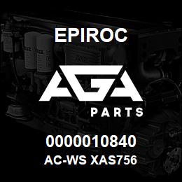 0000010840 Epiroc AC-WS XAS756 | AGA Parts