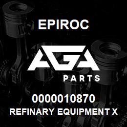0000010870 Epiroc REFINARY EQUIPMENT XAS756 | AGA Parts