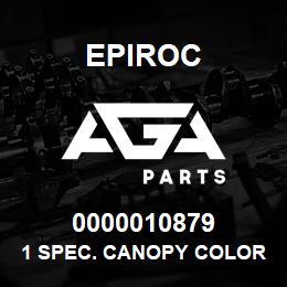 0000010879 Epiroc 1 SPEC. CANOPY COLOR XAHS236 | AGA Parts