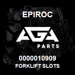 0000010909 Epiroc FORKLIFT SLOTS | AGA Parts