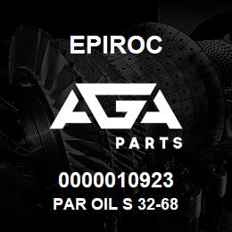 0000010923 Epiroc PAR OIL S 32-68 | AGA Parts