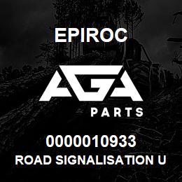 0000010933 Epiroc ROAD SIGNALISATION USA | AGA Parts