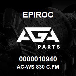 0000010940 Epiroc AC-WS 830 C.FM | AGA Parts