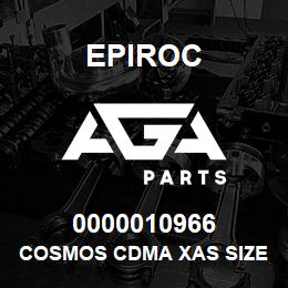 0000010966 Epiroc COSMOS CDMA XAS SIZE2 C.9 | AGA Parts