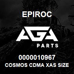 0000010967 Epiroc COSMOS CDMA XAS SIZE2 C.13 | AGA Parts