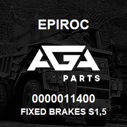 0000011400 Epiroc FIXED BRAKES S1,5 | AGA Parts