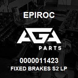 0000011423 Epiroc FIXED BRAKES S2 LP | AGA Parts