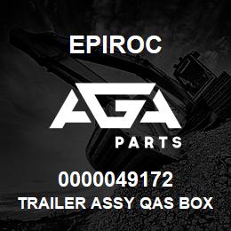 0000049172 Epiroc TRAILER ASSY QAS BOX 6 EB | AGA Parts